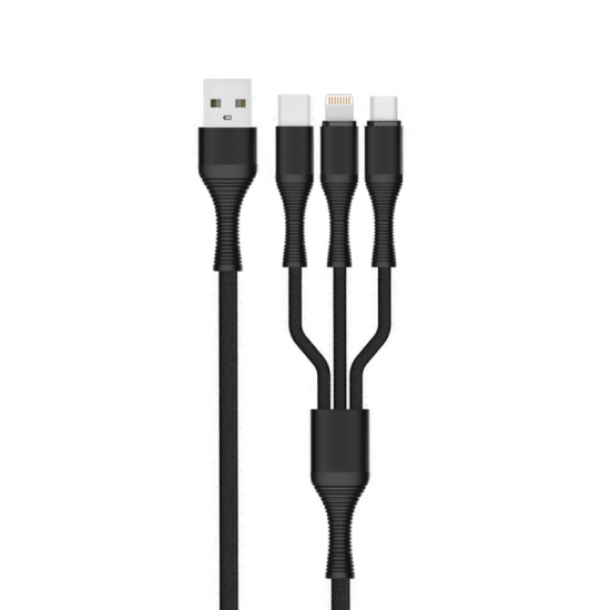 LDNIO LC-94 3in1 3.4A FAST CHARGING DATA CABLE