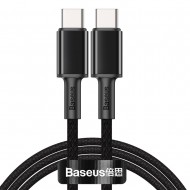 BASEUS CATGD-01 High Density Braided Fast Charging Data Cable 1m Type-C to Type-C 100W (20V=5A) BASEUS CATGD-01 High Density Braided Fast Charging Data Cable 1m Type-C to Type-C 100W (20V=5A)