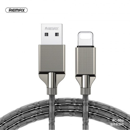 Remax RC-004i Retac Series Wire Spring Data Cable for iPhone
