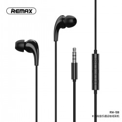 REMAX RW-108 Fashion Music Call Wired Earphone REMAX RW-108 Fashion Music Call Wired Earphone