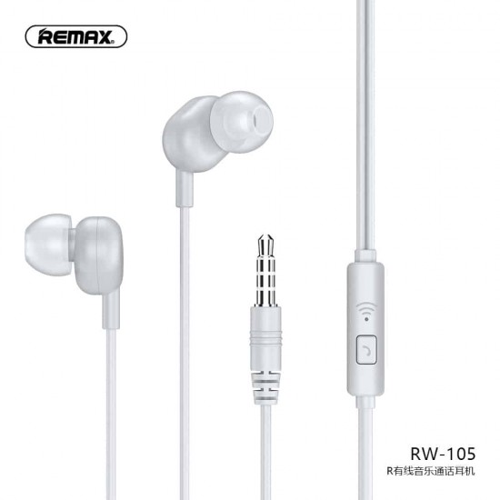 Remax RW-105 Music Earphone With HD Mic