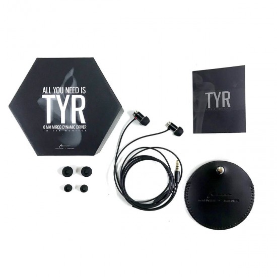 TYR 6mm Micro Dynamic Driver In Ear Earphone TYR 6mm Micro Dynamic Driver In Ear Earphone
