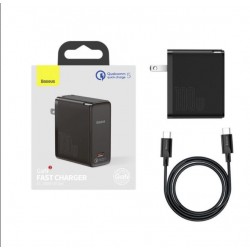 BASEUS GAN2 QC5.0 1C 100W CN Set Small & Portable with Foldable Pins Fast Charger BASEUS GAN2 QC5.0 1C 100W CN Set Small & Portable with Foldable Pins Fast Charger