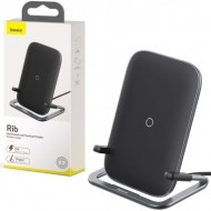 Baseus BS-W502 Fast Charging Rib Horizontal & Vertical Holder Wireless Charger 15W High Power Output Baseus BS-W502 Fast Charging Rib Horizontal & Vertical Holder Wireless Charger 15W High Power Output