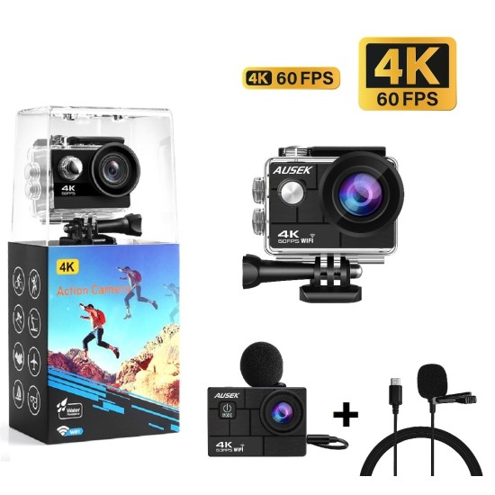 AUSEK 4K Action Camera