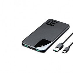 Joyroom JR-QP190 20W PD Fast Charging 10000mAh Power Bank 3 OUTPUTS & 2 INPUTS Joyroom JR-QP190 20W PD Fast Charging 10000mAh Power Bank 3 OUTPUTS & 2 INPUTS