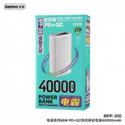 Remax RPP-310 Dinba Series 65W PD+QC Fast Charging Power Bank 40000mAh Remax RPP-310 Dinba Series 65W PD+QC Fast Charging Power Bank 40000mAh