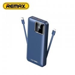 Remax RPP-513 Suji Series 20W PD+QC 22.5W Cabled Power Bank LED Display Fast Charging 20000Mah 3 OUTPUTS & 2 INPUTS Remax RPP-513 Suji Series 20W PD+QC 22.5W Cabled Power Bank LED Display Fast Charging 20000Mah 3 OUTPUTS & 2 INPUTS