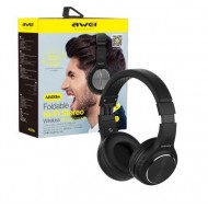 AWEI A600BL Foldable Hi-Fi Stereo Wireless Headphones with TF Card Access Port  AWEI A600BL Foldable Hi-Fi Stereo Wireless Headphones with TF Card Access Port