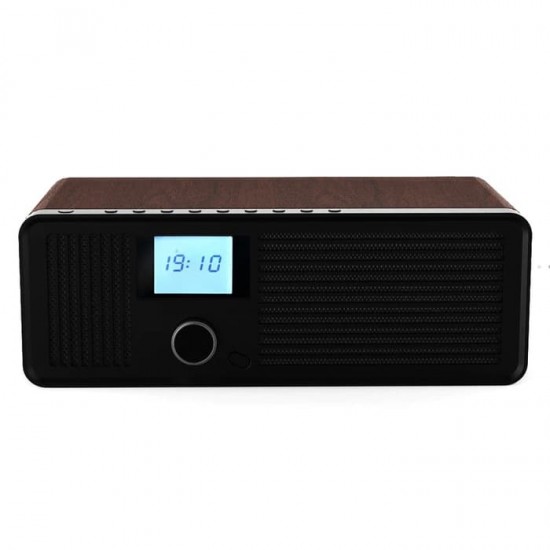 Remax RB-H8 Retro Bluetooth Speaker AUX Stereo Music Player Amplifier Clock Alarm