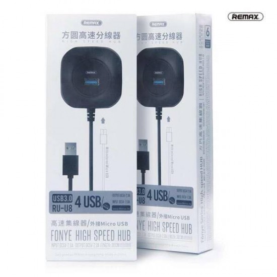 Remax RU-U8 USB3.0 4 USB Micro USB FONYE High Speed Hub