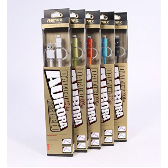 Remax RC-020T Aurora 2in1 Data Cable 1m