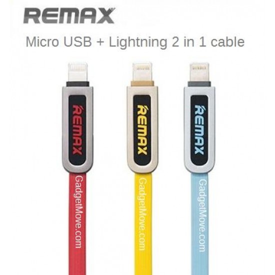 REMAX RC-067T Armor 2 in1 Data Cable 1m