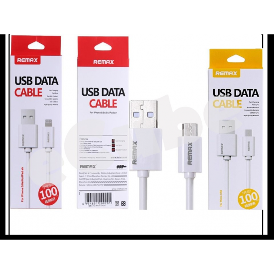 Remax Fast Charging Cable for iphone 5/6/6s/android 1m