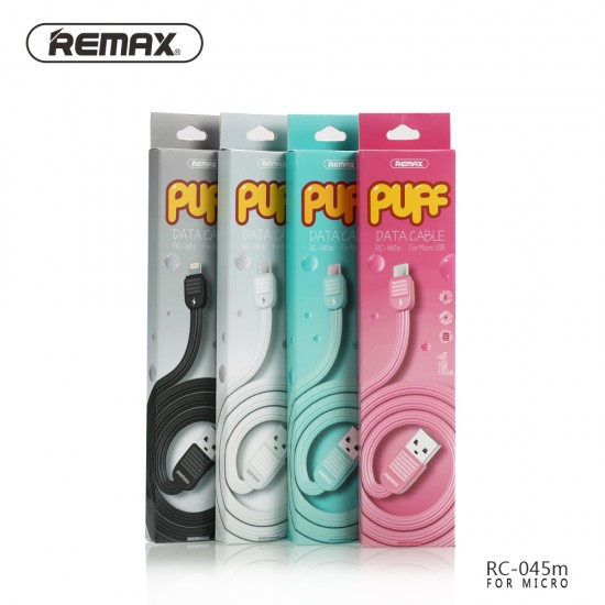 Remax RC-045 i/m Puff Data Cable for Iphone 5/6/6s/ android 1m