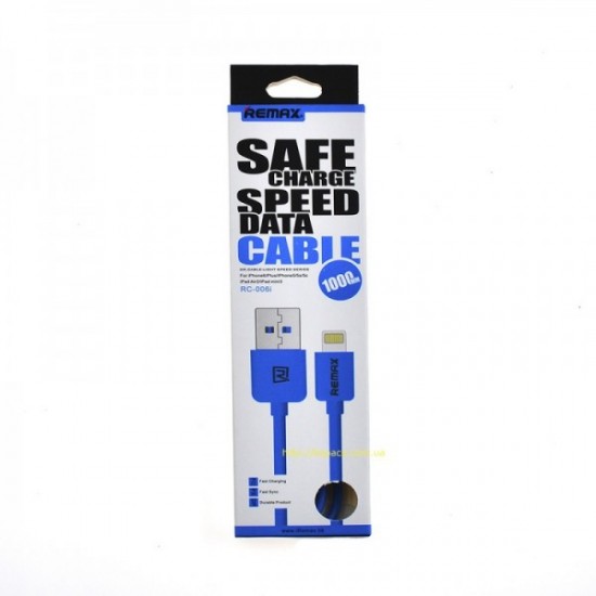 Remax RC-006i Lighting Cable i Phone 5/5s/6/6s/6plus/6splus 1m
