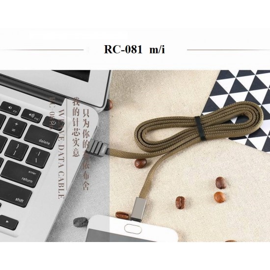 Remax RC-081 2 in 1 Weave Cable 1m
