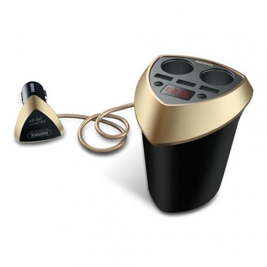 Remax CR-3XP Smart Car Cup Car Charger 3 USB Port