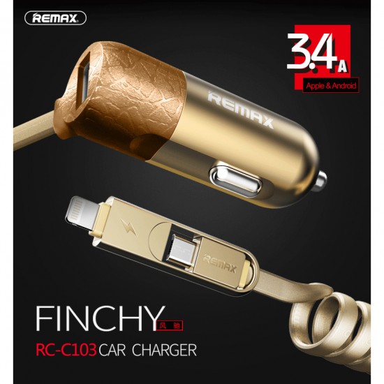 REMAX RC-C103 FINCHY CAR CHARGER