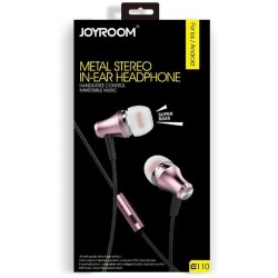 Joyroom JR-E110 Metal Stereo In-Ear Headphone for iOS/Android Joyroom JR-E110 Metal Stereo In-Ear Headphone for iOS/Android