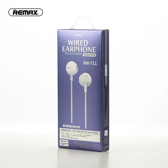 REMAX RM-711 Wire Controlled Earplug Type Earphone