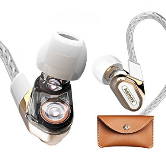 Remax RM-580 Dual Moving Coil Dynamic Driver Earphone