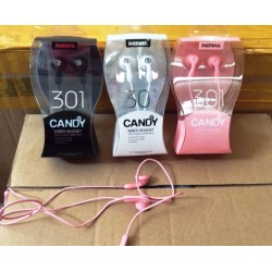 Remax RM-301 Candy Wired Earphone Remax RM-301 Candy Wired Earphone