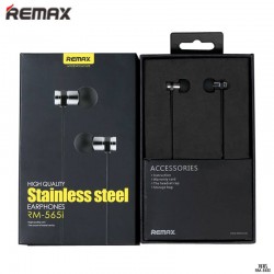 REMAX RM-565i Stainless Steel Stereo Earphone REMAX RM-565i Stainless Steel Stereo Earphone