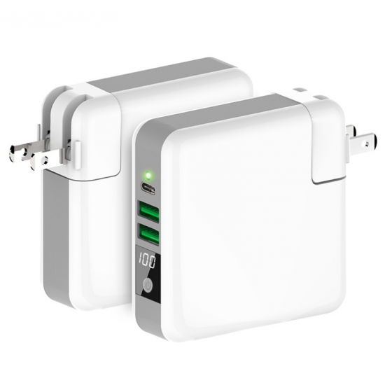 Super Charger KP-Super Adapter with Wireless Powerbank