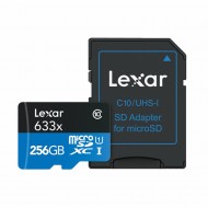 Lexar 256GB Micro SD Card SDXC UHS-I High Performance 633x 95MB/s TF Memory Card