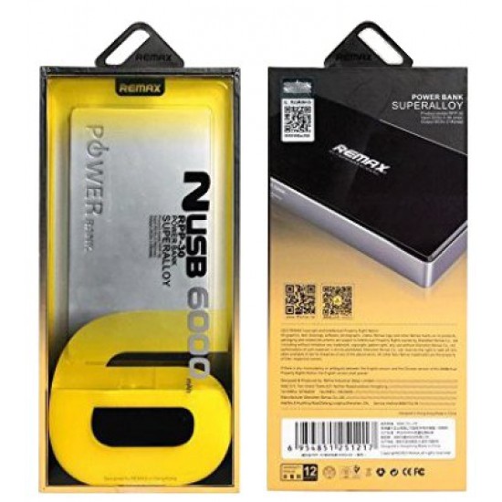 Remax RPP-30 Power Bank Dual USB Port 6000 mAh