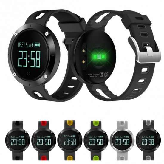 DM58 Silicone Smart watch Heart Rate Smartband Bluetooth 4.0