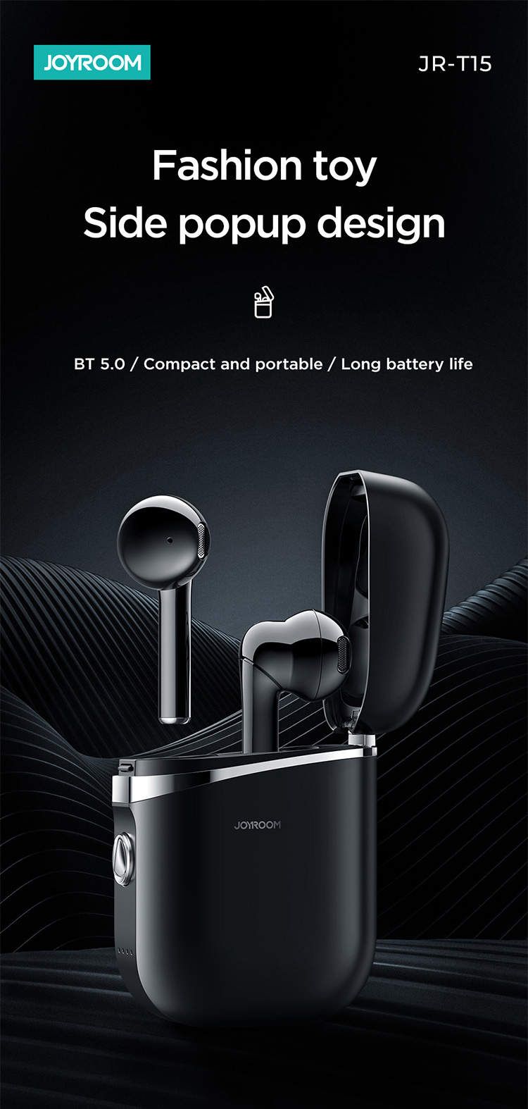 Joyroom T15 TWS Wireless Bluetooth Earbuds description image