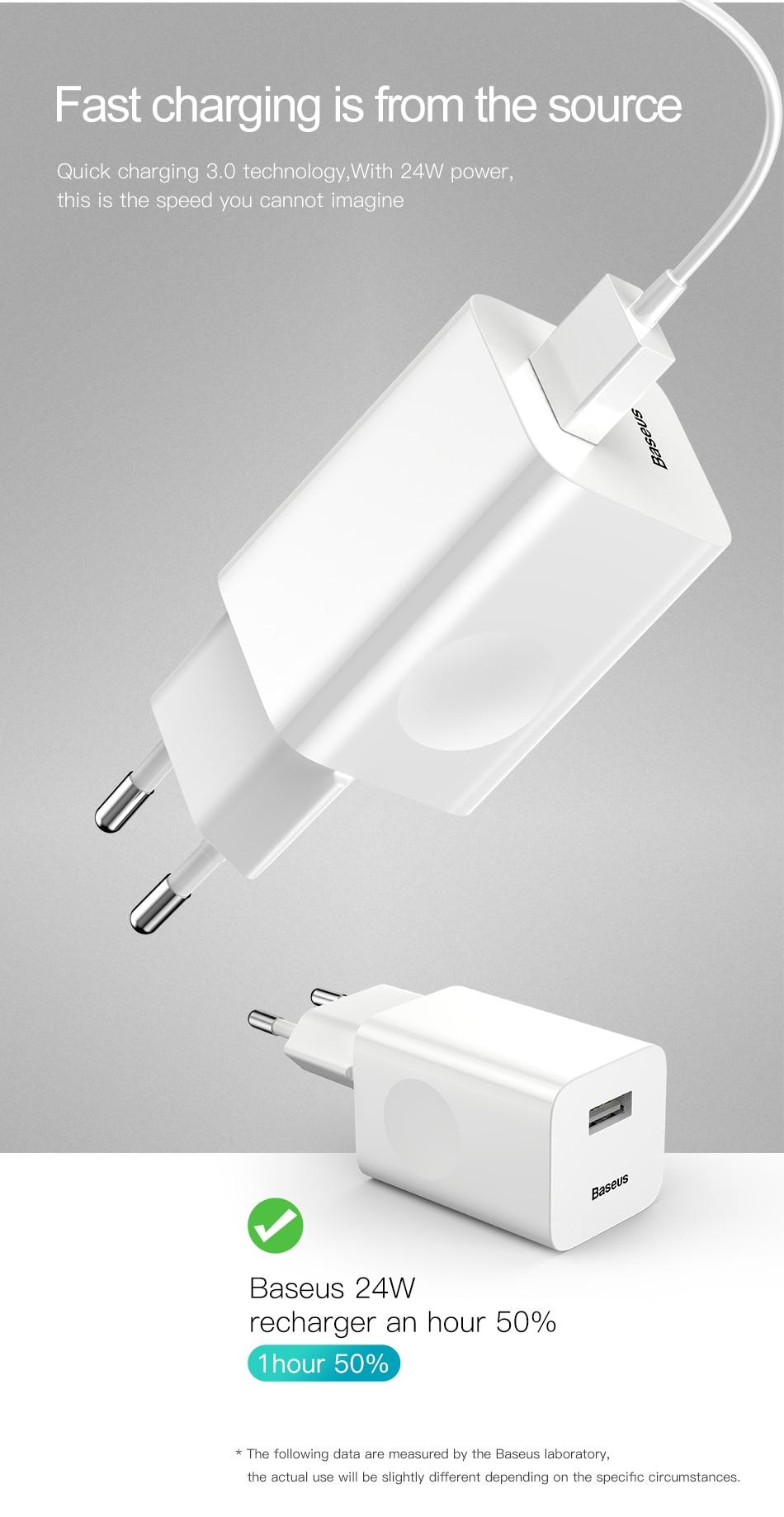 BASEUS FC67E WIRELESS CHARGING QUICK CHARGER ADAPTER 5