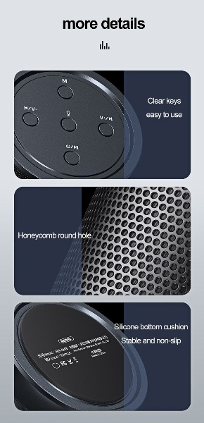 Remax RB-M46 Desktop Bluetooth Speaker description image 4