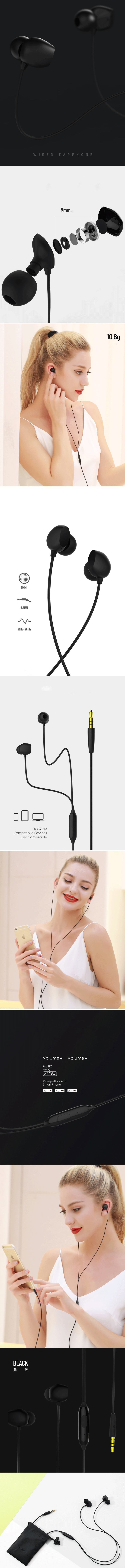 Remax RM-550 Wired In-ear Earphone